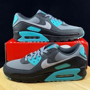 Nike Air Max 90 Mens Size 9 Cool Grey Wolf Grey Dusty Cactus Black DM0029 013